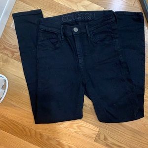 Black jeggings